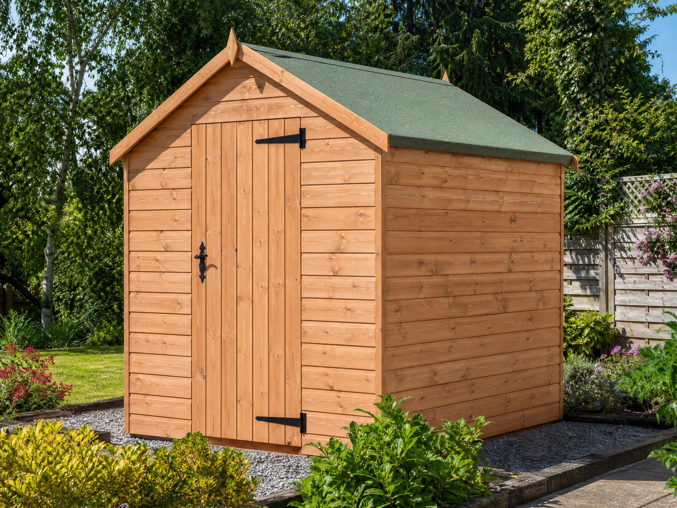 6ft x 6ft Garden Shed, Apex Roof, No Windows